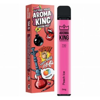 Jednorazowy e-papieros Aroma King Comic 700 20mg - Brzoskwinia Ice / Peach Ice