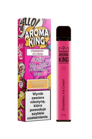 Aroma King Comic 700 - Lody Truskawkowe / Strawberry Ice Cream 20mg