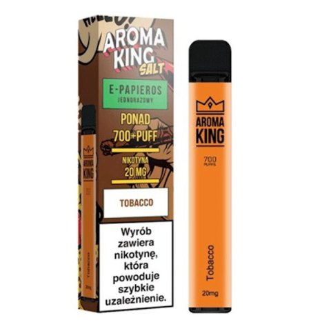 Jednorazowy e-papieros Aroma King Comic 700 20mg - Tobacco / Tytoń