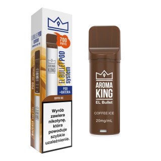 Wielorazówka Aroma King El Bullet + Wkład Coffee Ice