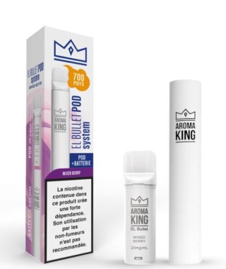 Wielorazówka Aroma King El Bullet + Wkład Mixed Berry