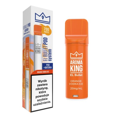 Wielorazówka Aroma King El Bullet + Wkład Orange Vodka Ice