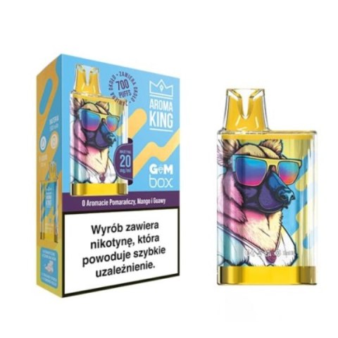 Aroma King GEM BOX - Pomarańcza Mango Guawa - 700 puffs 20mg