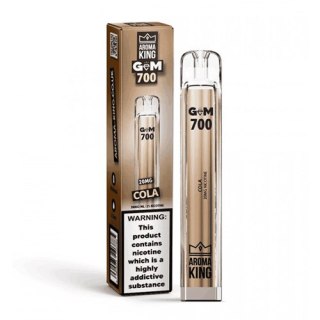 Jednorazowy e-papieros Aroma King Gem 700 puffs 0mg (bez nikotyny) - Cola