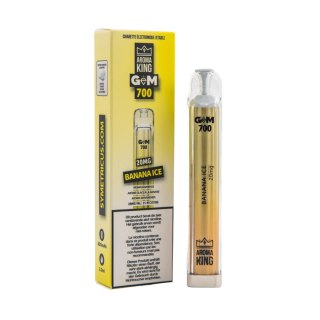 Jednorazowy e-papieros Aroma King Gem 700 puffs 20mg - Banana Ice