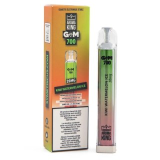 Jednorazowy e-papieros Aroma King Gem 700 puffs 20mg - Kiwi Watermelon Ice