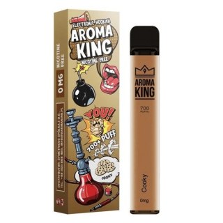 Jednorazowy e-papieros Aroma King Hookah 700 puffs 0mg (bez nikotyny) - Cooky