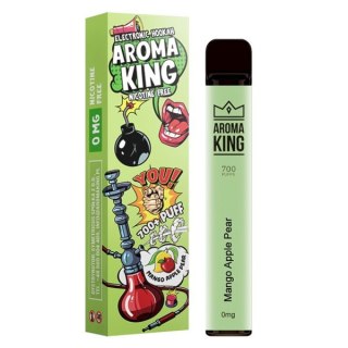 Jednorazowy e-papieros Aroma King Hookah 700 puffs 0mg (bez nikotyny) - Mango Apple Pear