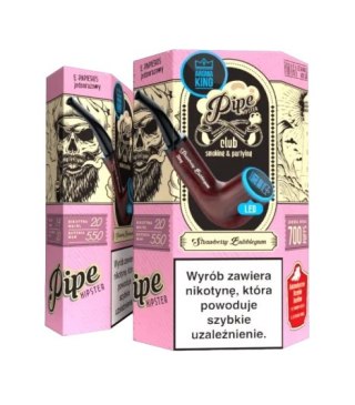 Jednorazowy e-papieros Aroma King Pipe Ray 700+ 20mg Salt - Strawberry Bubblegum