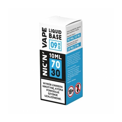 Baza Shot Nic'n'Vape - 70/30 9MG 10ML