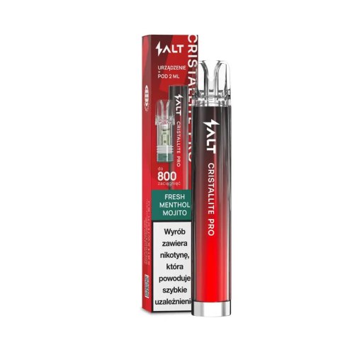 Wielorazówka Cristallite Pro Red + Wkład Fresh Menthol Mojito 20mg