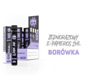 Jednorazowy e-papieros Dark Bar 20mg 700+ - Blueberry