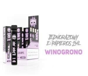 Jednorazowy e-papieros Dark Bar 20mg 700+ - Grape