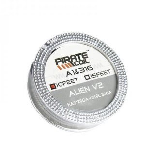 Drut Pirate Vape - Alien V2 Coil Wire (3*26G KA1 + 32G SS316L 10ft)