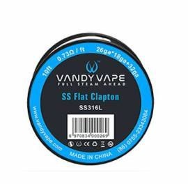 Drut Vandy Vape - Flat Clapton Coil Wire (26ga*18ga+32ga 10ft 0,73Ω)