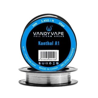 Drut Vandy Vape - Kanthal A1 Coil Wire (26ga 30ft 3.45Ω/ft)