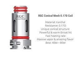 Grzałka Smok - RPM80 RGC Conical Mesh 0.17 ohm