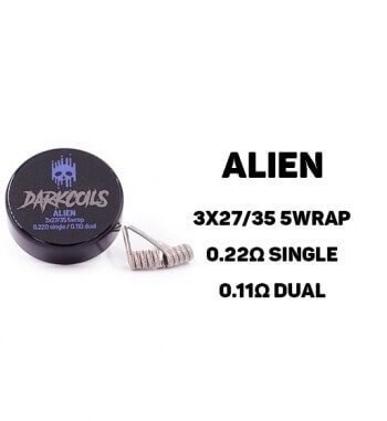 Grzałka DARK COILS - 0,11Ω Alien