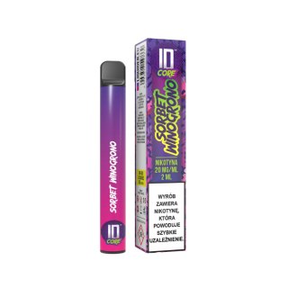 Jednorazowy e-papieros ID CORE 600-800 Puffs 20mg - Sorbet Winogrono