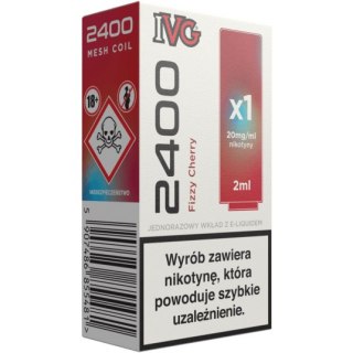 Wkład do e-papierosa IVG 2400 - Fizzy Cherry 20mg