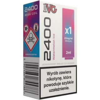 Wkład do e-papierosa IVG 2400 - Watermelon Ice 20mg