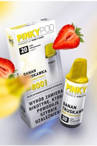 Wkład do e-papierosa Pinky POD - Banan Truskawka