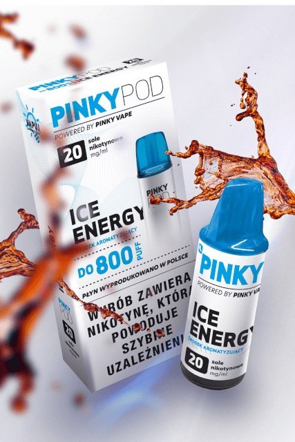 Wkład do e-papierosa Pinky POD - Ice Energy 20mg