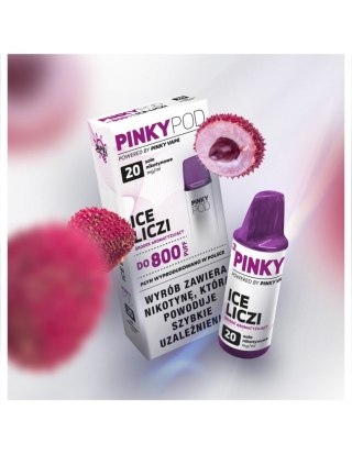 Wkład do e-papierosa Pinky POD - Ice Liczi 20mg