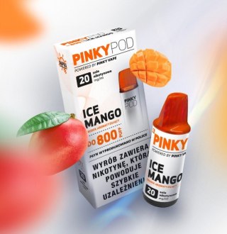 Wkład do e-papierosa Pinky POD - Ice Mango 20mg