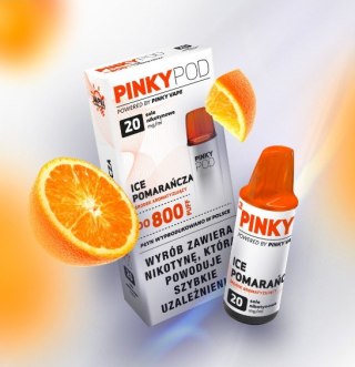 Wkład do e-papierosa Pinky POD - Ice Pomarańcza 20mg