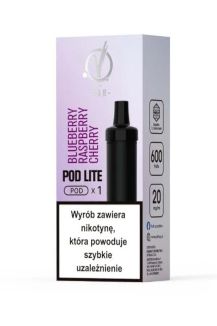 Wkład do e-papierosa Cubo Pod 2ml - Blueberry Raspberry Cherry