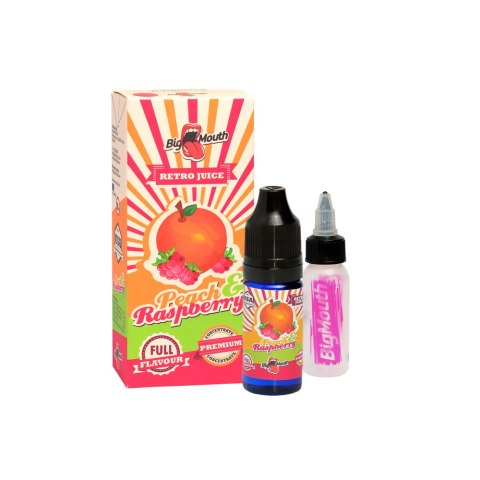 Aromat do liquidu Big Mouth Retro Juice 10ml - Peach Raspberry Aromat do liquidu Big Mouth Retro Juice 10ml - Peach Raspberry