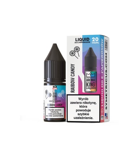 Liquid Aroma King Salt 20mg - Rainbow Candy