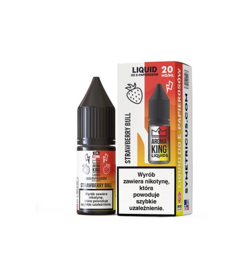 Liquid Aroma King Salt 20mg - Strawberry Bull