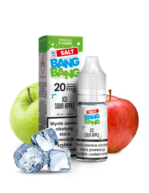 Liquid BANG BANG Salt 20mg - Ice Sour Apple