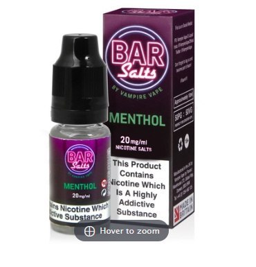 Liquid Bar Salt 20mg - Menthol