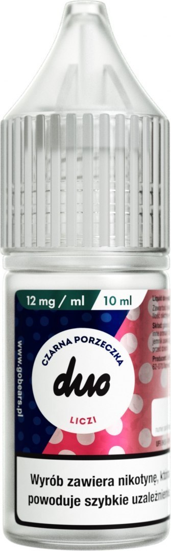 Liquid Duo - Czarna Porzeczka Liczi 12mg