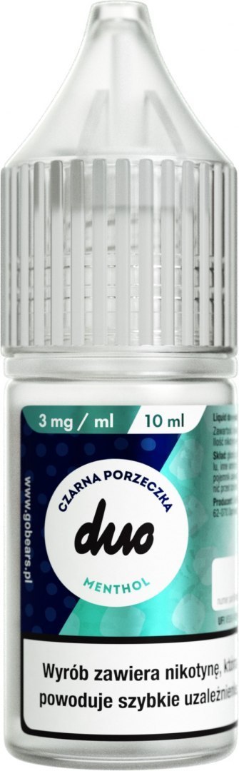 Liquid Duo - Czarna Porzeczka Menthol 3mg