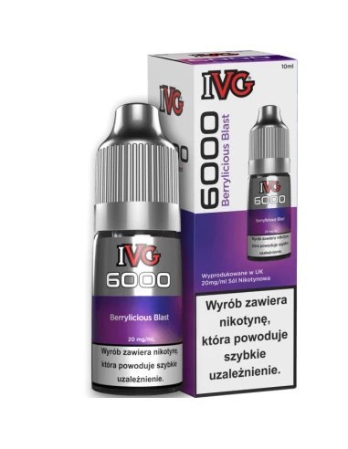 Liquid IVG 6000 Salt 20mg - Berrylicious Blast