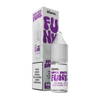 Liquid Klarro Funk Super Salts+ 20mg - Jagoda Jeżyna Ziołowe Cukierki