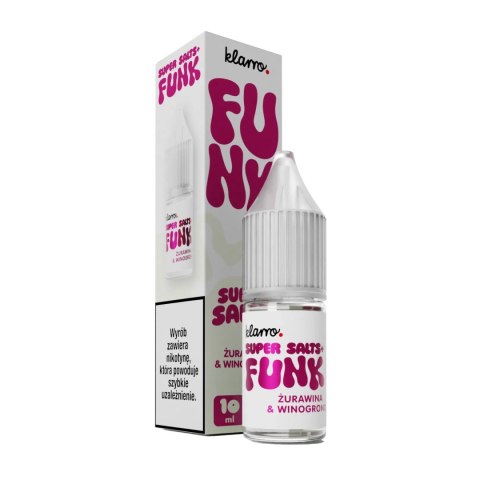 Liquid Klarro Funk Super Salts+ 20mg - Żurawina Winogrono