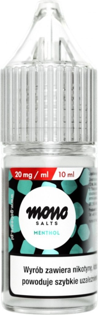 Liquid MONO Salts 20mg - Menthol