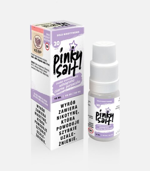 Liquid Pinky Vape Salt 20mg - Winogrono Czarna Porzeczka