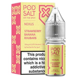 Liquid Pod Salt Nexus 20mg - Strawberry Banana Rhubarb