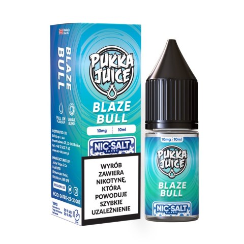 Liquid Pukka Juice Salt 10mg - Blaze Bull