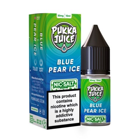 Liquid Pukka Juice Salt 10mg - Blue Pear Ice