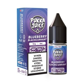 Liquid Pukka Juice Salt 10mg - Blueberry Blackcurrant