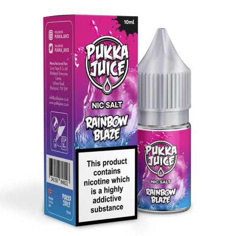 Liquid Pukka Juice Salt 10mg - Rainbow Blaze