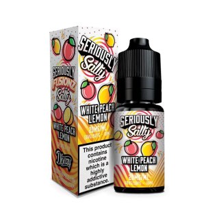 Liquid Seriously Salty 20mg - White Peach Lemon