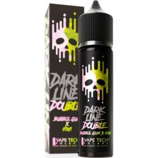 Longfill Dark Line Double - Bubblegum Kiwi 8/60ml